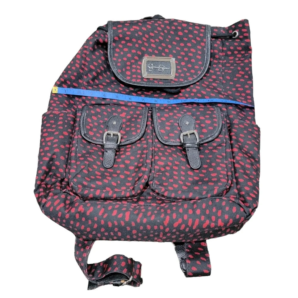Jessica Simpson Red and Black Back Pack